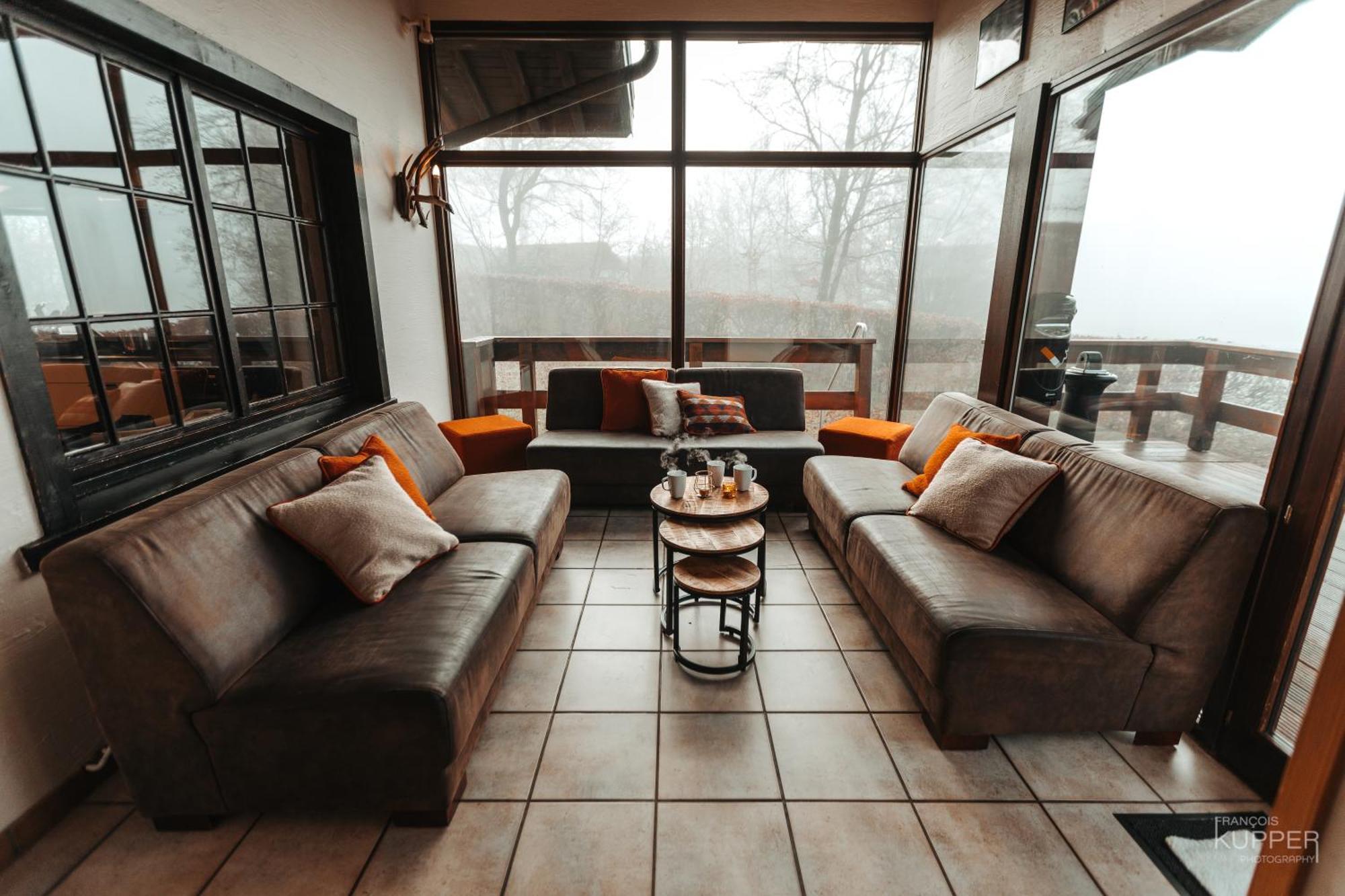 Le Grand Cerf 25 Pers, Malmedy- Chalet Rustique, Jardin Exterior foto